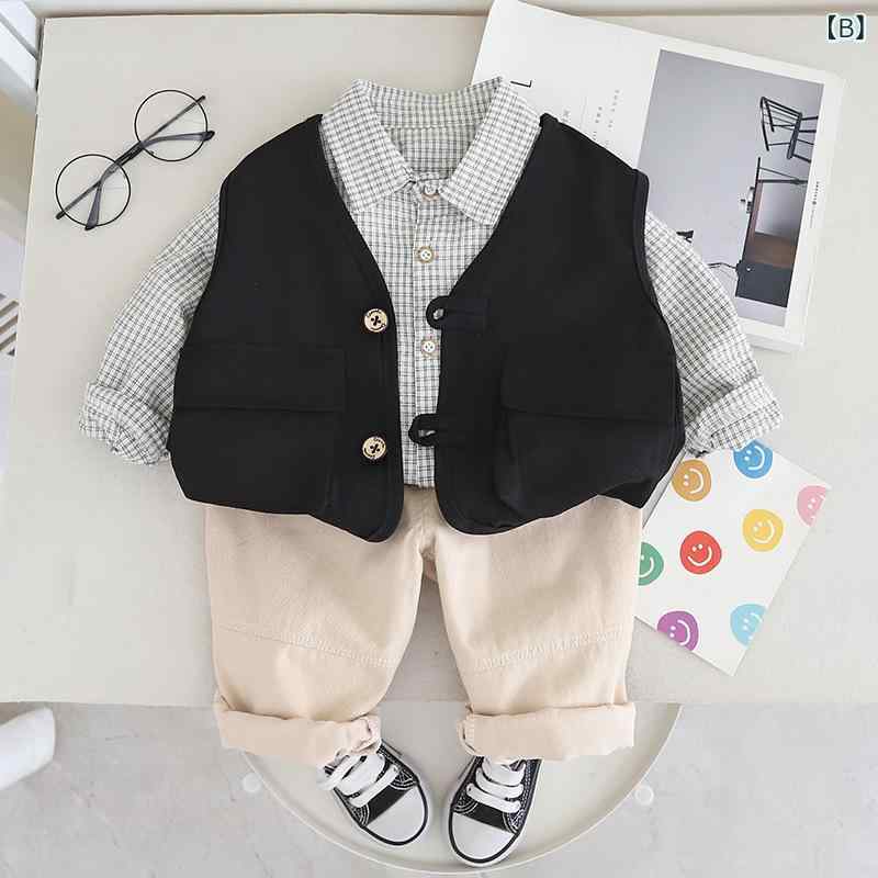 キッズ ベビー服 子供服 男の子 シャツ ベス...の紹介画像3