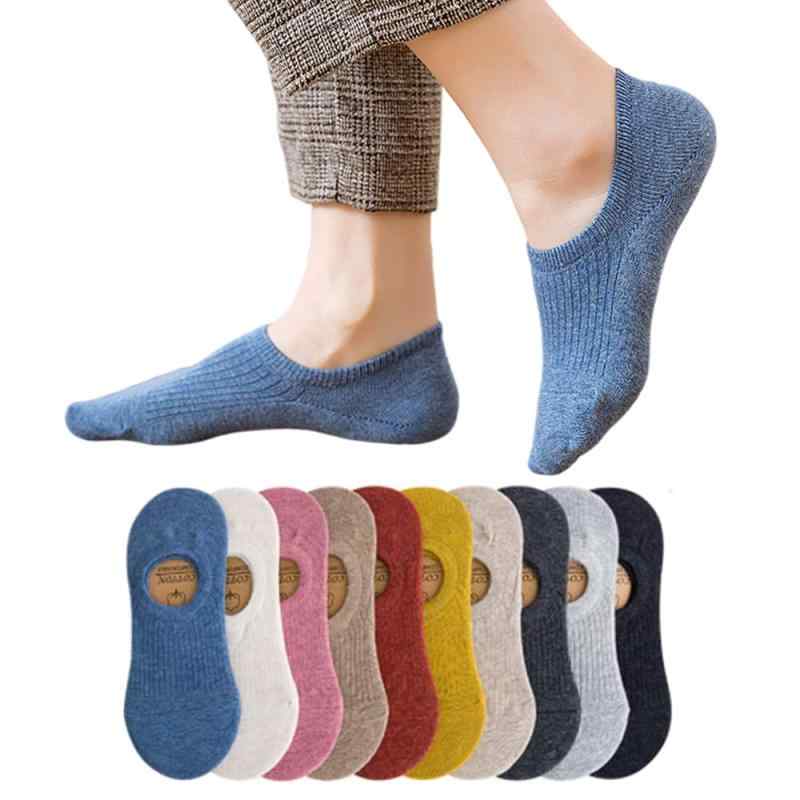 [Mogou] 【2024 靴下 レディース フットカバー 脱げない レディースソックス 靴下 綿 カラフル 浅型 ソックス カバー 滑りにくい レース春 夏 秋ソックス コットン くつした 男女兼用（10足セッ