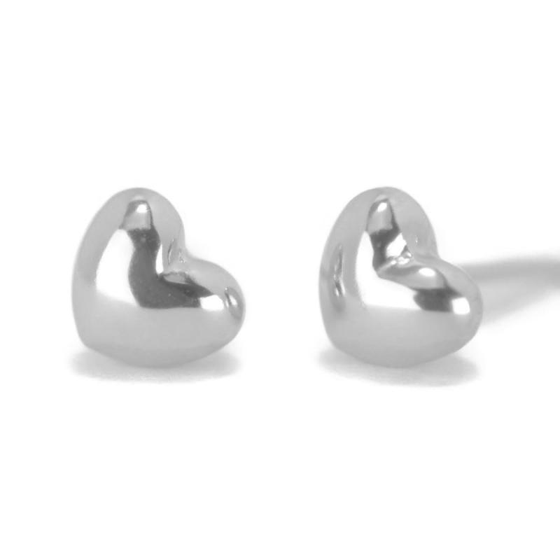 【プラチナピアス】 ハートピアス 5mm 1ペア両耳販売 レディース 小ぶり 日本製 小ぶり シンプル プレゼント ギフト yokomountain
