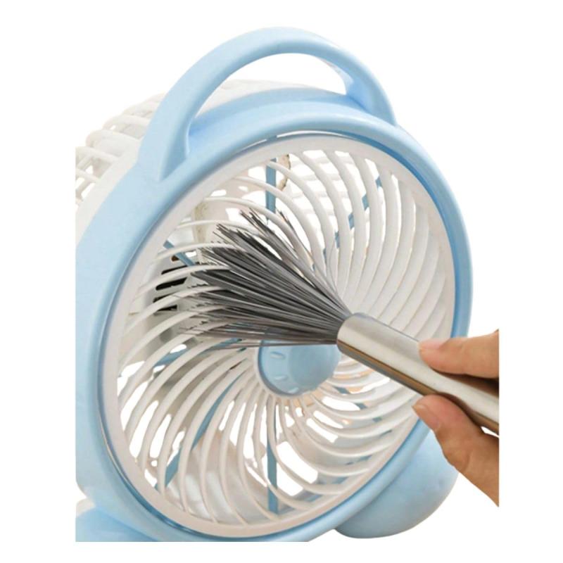 PRUNCRUN 扇風機 ハンディファン 掃除 ブラシ 掃除できる スキマ 掃除道具 スティック 掃除可能 卓上扇風機 首掛け扇風機 刷毛 水洗い可能
