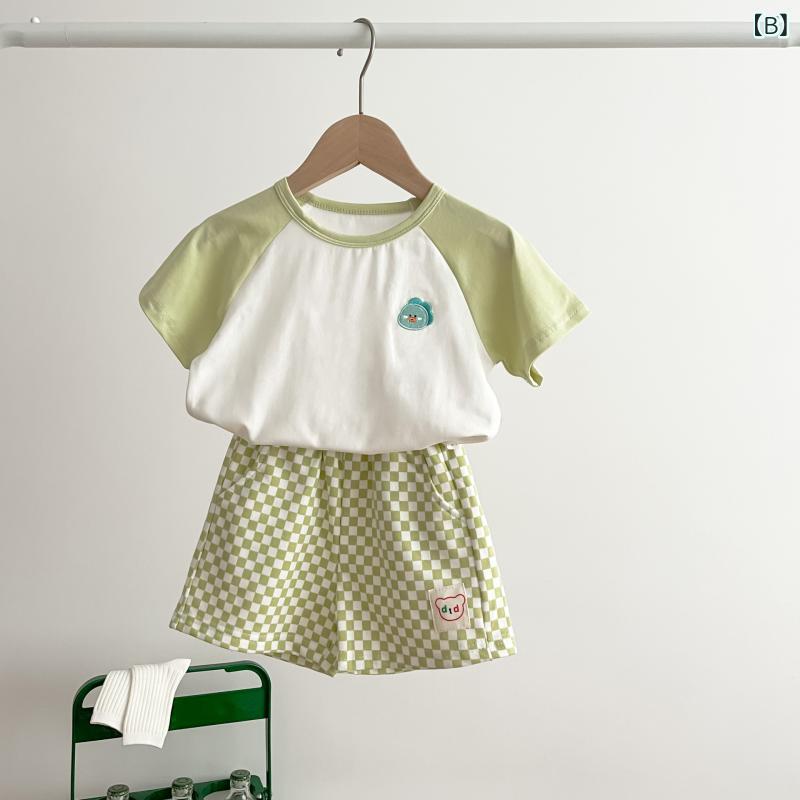 子供服 半袖 短パン 2点 セットアップ 春夏 ベビー服 幼児 上下セット かわいい ア...