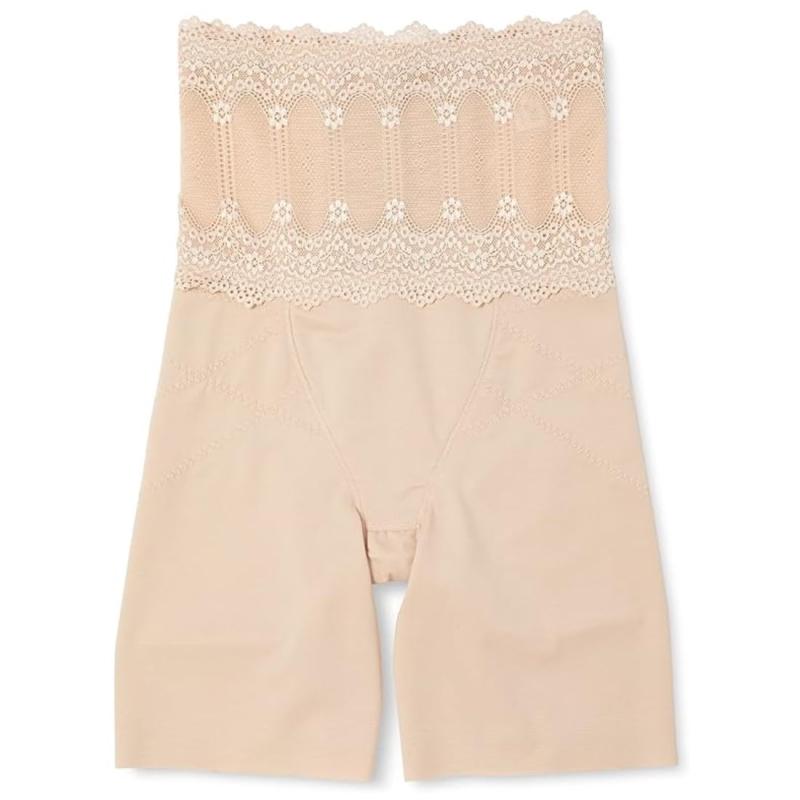 ATSUGI(アツギ) 下着［骨盤メイク］ 骨盤サポートガードル ハイウエスト ロング丈 1枚履き可 ヒップアップ 吸汗速乾 お腹押えクロスフロント[実用新案登録済] 61451ASレディース