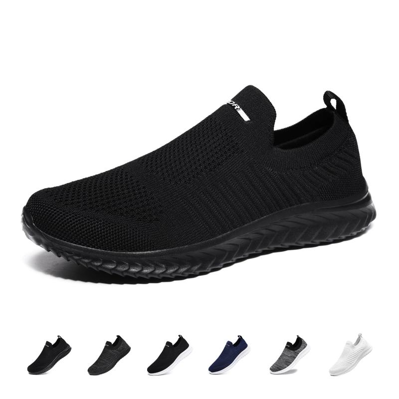 [JINGAIWANG] スニーカー メンズ レディース スリッポン 紐なし 上履き ナースシューズ ウォーキングシューズ ランニングシューズ 超軽量 通気 歩きやすい 通勤 通学 婦人靴 男女兼用 22.5cm-28.0cm