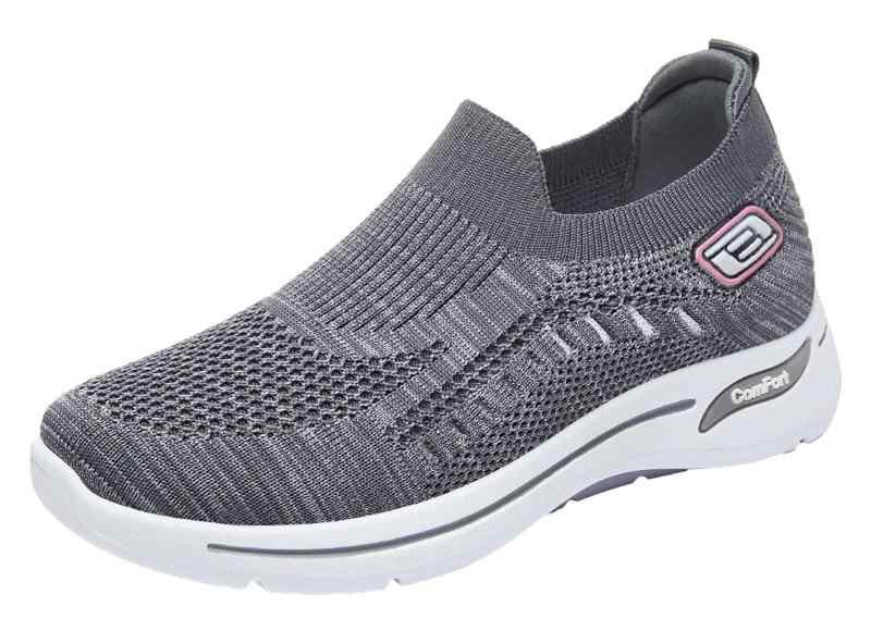 [kanaelun] [カナエルン] スニーカー レディース スリッポン より通気性を高める側面のデザイン 軽量 屈曲性 防滑 ウォーキング 職場