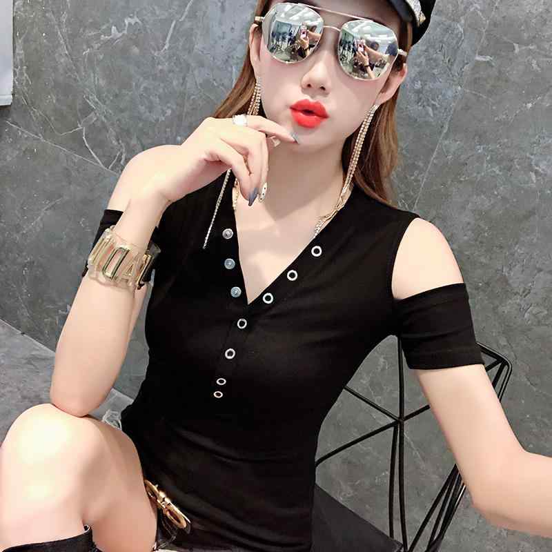 Tシャツ レディース 半袖 Vネック プリント カットソー トップス 韓国風 小柄 接触冷感 吸湿速乾 ゆったり 通勤 普段使い 果汁オレンジ..