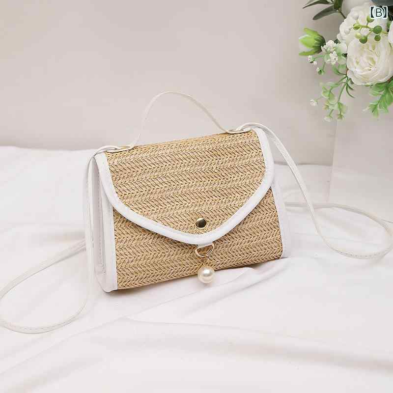 かごバッグ レディース ファッション ショルダーバッグ コンパクト 携帯便利 通勤 デイリーユース 小さめ 斜めがけ バッグ ピンク系 ホワイト ブラック 3