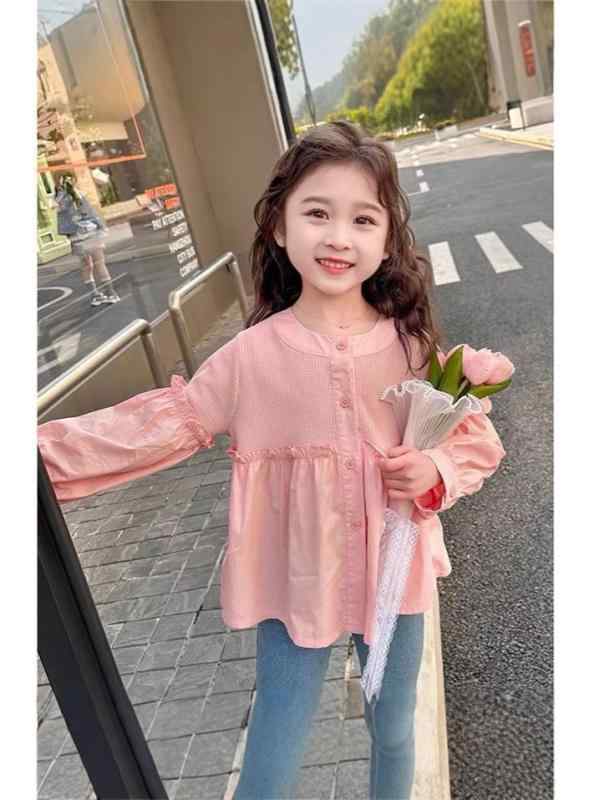 子供服 シャツ 長袖 春秋 ブラウス 女の子 ベビー キッズ おしゃれ かわいい 韓国...