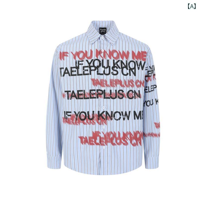 シャツ メンズ 長袖 コットンブレンド トップス 普段使い 防しわ 吸湿速乾 美式复古 ライトブルー