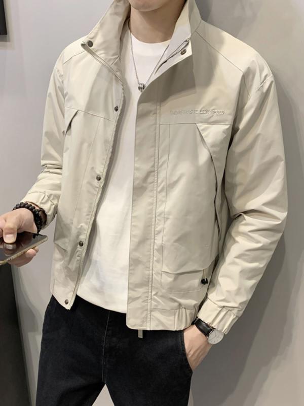 メンズ 秋冬 ジャケット 棒球服 立領 フード付き 薄手 合体型 耐磨 灯芯绒 ミックス素材 ミックスカラー 米色 ブラック グリーン 青少年向け 普段使い カジュアル スタイリッシュ 軽量 暖かみ レイヤード コーディネート 秋服 ウィンターアウター