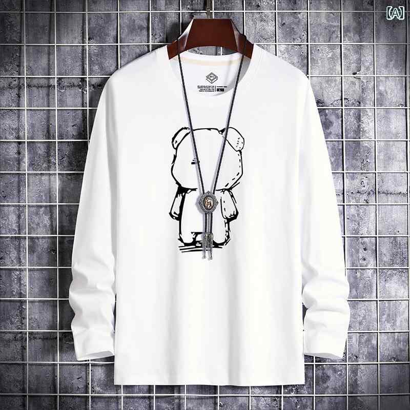 ・カテゴリ: Tシャツ・スタイル: カジュアル・主な素材: 綿100%・袖丈: 長袖・柄: プリント・柄テーマ: カードアニメ・カラー展開: ホワイト、カーキ、ブラック、ライトグレー、ワインレッド、ミスティブルー、ダークグレー・サイズ展開: S、M、L、XL、XXL、3XL、4XL、5XL・克重: 180g-250g・加工: ノンアイロン・素材機能: 吸湿速乾