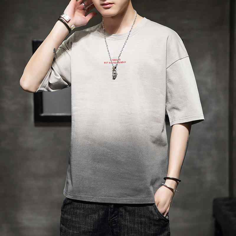 Tシャツ メンズ 短袖 春夏 コットン 100% 純棉 丸首 直筒型 無地 幾何模様 プリント 口袋 装飾 日常 普段使い 青年向け ファッション 都市スタイル 白色 赤 グレー カラー 軽量 吸湿速乾 免烫加工 快適 伸縮性 通勤 外出 アクティブ