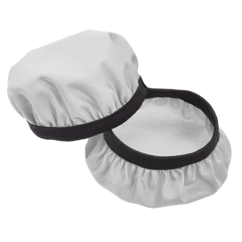 PATIKIL グレー 柔軟なファブリック ウォッシャブル ヘッドフォンカバー 適合60mm-90mm 1ペア 伸縮性 ファブリック イヤホンプロテクター ほとんどのオンイヤーヘッドホン用