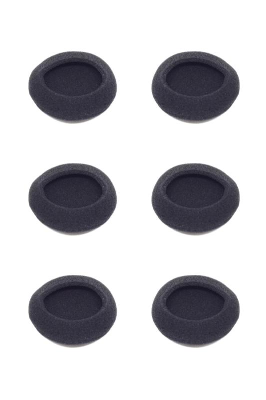 wumio ヘッドホン 交換用イヤーパッド 3組(6個)セット 直径4cm ヘッドセット パッド 補修 交換 長持ち 愛用 経年劣化 破損 ヘッドフォン コールセンター 電話対応 パソコン