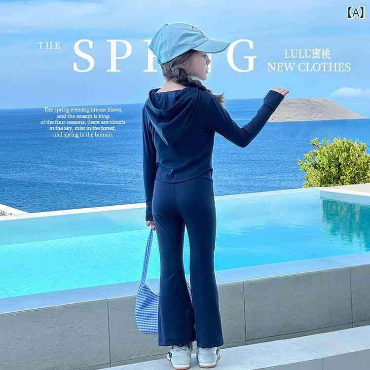・適用性別: 女・スタイル: 韓版・セットタイプ: スカートセット・セット数: 2点セット・袖丈: 長袖・フード: なし・生地加工: 剪毛・厚み: 普通・柄: 無地・主素材: ナイロン76.5%・クロージャースタイル: ジッパーシャツ・カラー展開: ダークブルーセット（上衣+パンツ）、パープルセット（上衣+パンツ）、3点セット（上衣+ショートスリーブ+パンツ）・適合身長: 100cm、110cm、120cm、130cm、140cm、150cm、160cm、165-168cm・商品カテゴリ: 子供セットアップ