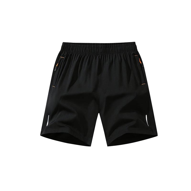 Long-Trousers, Trousers - キッズ 男の子 短パン 夏 スポーツ 短パン 休闲 短パン 涤纶 ポリエステル 柔軟 接触冷感 吸湿速乾 軽量 薄手 中腰 紐調整 切り替え デザイン ソリッドカラー ブラック グリーン カーキ ネイビー グレー 110cm 120cm 130cm 14