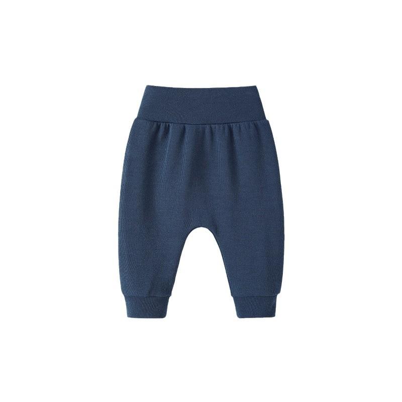 ベビー 男女兼用 秋冬 長ズボン ハーレムパンツ コットン 柔軟素材 動物 柄 かわいい 汎用 外出 腹部ガード 高腰 伸縮性 米白 グレー ブラック ネイビー ブラウン 通年