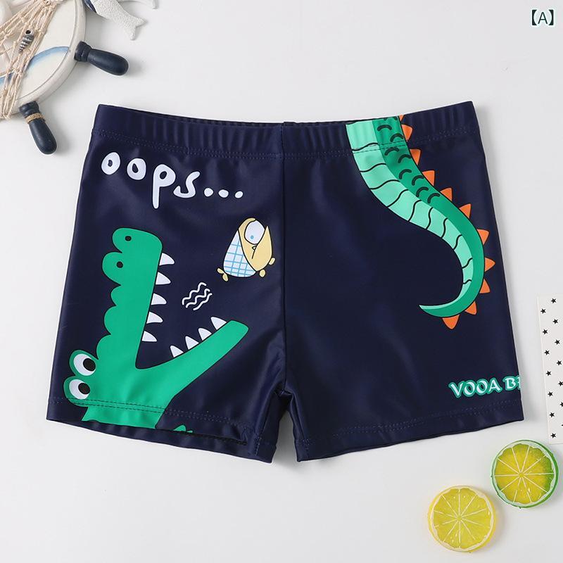 男児用 子供泳パンツ 男の子水着 速干 スイムショーツ 温泉 プール ビーチ 接触冷感 ポリエステル 綿混 印花柄 ワンポイント 恐龍 ワニ クマ シャチ かわいい 夏用 春夏 軽量 伸縮性 吸湿速乾 フィット ハイウエスト カラフル スポーツ アクティ