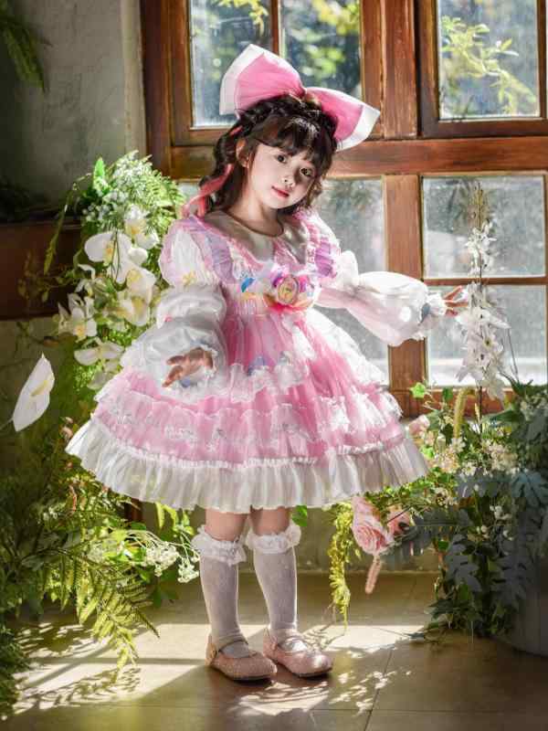斗篷 - 女児用 吊り帯スカート プリンセスドレス 綿 再生繊維 柔らかい素材 かわいい プリンセス風 背心スカート 魚尾スカート 切り替えデザイン 春秋 夏 冬 通年使用 軽量 伸縮性 子供服 女の子 3〜8歳向け 100〜150cm 対応 日常遊び用 カジュア