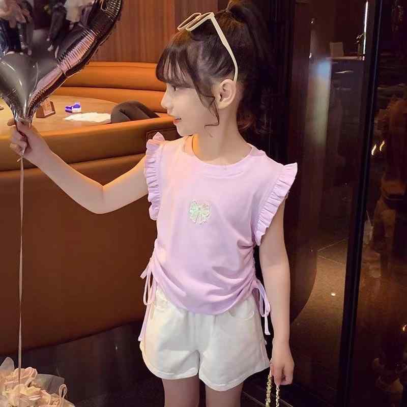 女児 デニム ショーツ 夏 レディースキッズ 牛仔布 短パン 高腰 伸縮性 柔軟 接触冷感 ポリエステル 混合 素材 かわいい ハート柄 プリント 運動 スタイル 日常 着用 アクティブ ウェア 通気性 速乾 軽量 デザイン ビッグ シルエット ラフ フ