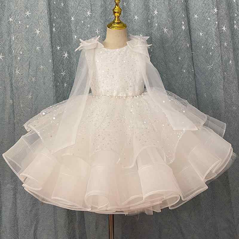 Suits, Tuxedos （Boys） - 女の子 礼服 ドレス 女児 プリンセス スカート キッズ 子供用 かわいい ポンパドール フレア シルエット 蝶結び リボン 装飾 スパンコール 光沢 輝き チュール 加工 ポリエステル 混紡 素材 白色 ピンク ブルー ブラック 香槟 カラーバリエーシ