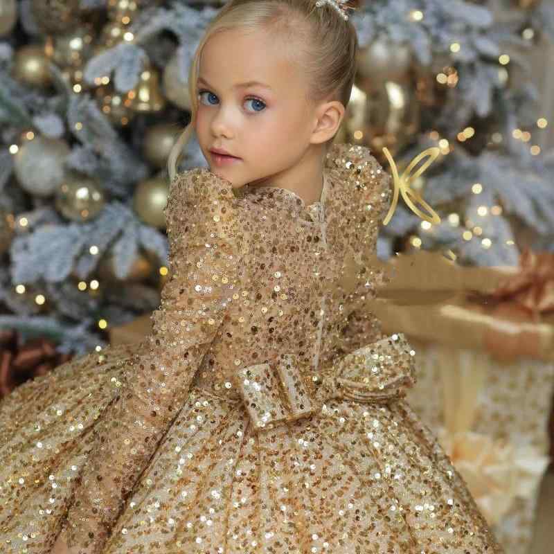 女児用 キッズドレス 子供礼服 プリンセス ドレス 女の子 スカート かわいい 演出服 誕生日パーティー 歩行ショー 鋼琴 発表会 ゴールド 香槟 赤 黒 紫 ワインレッド ピンク 杏 橙 アイボリー ブラック グレー ブルー シルバー ベビー 女児 プ