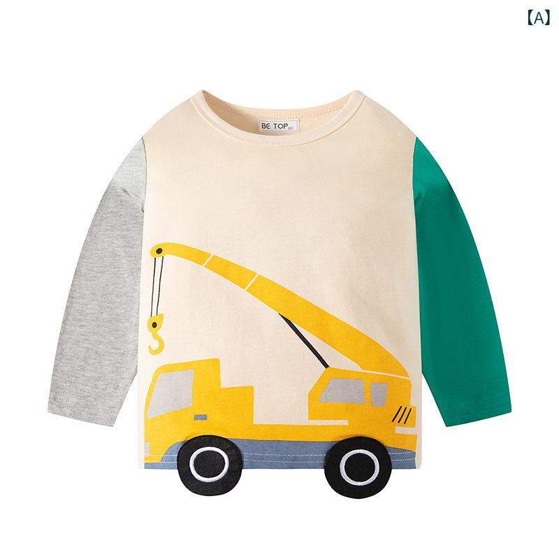 ・カテゴリ: 童Tシャツ・スタイル: 韓版・主な素材: 綿100%・袖丈: 長袖・ネックライン: 丸首・柄: 卡通・機能: 吸湿排汗・カラー展開: 杏・サイズ展開: 90、100、110、120、130、140・対象年齢: 中小童(3~8歳)
