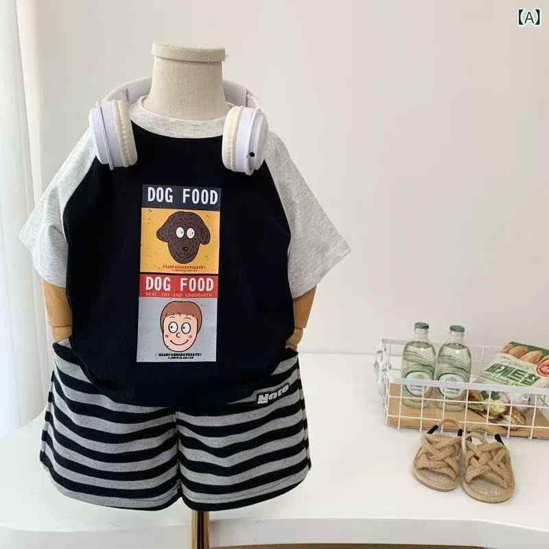 キッズ 男の子 セット 春夏 子供服 トップス 短袖 Tシャツ 綿 柔らかい 薄手 切り...