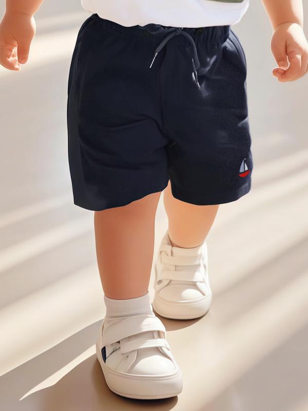 男児用 ショートパンツ キッズ 夏用 綿100% 柔軟素材 低腰 ドローストリング 基本款 運動スタイル 欧米風 カードプリント 純色 3〜8歳 100〜140cm 軽量 通気性 吸湿速乾 普段使い 遊び着