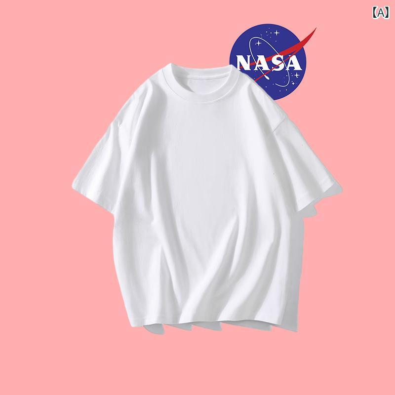 T恤（長袖） - Tシャツ キッズ 男女兼用 半袖 夏用 宇宙飛行士 プリント 綿100 柔らかい素材 丸首 かわいい デザイン 通気性 吸湿速乾 白 ピンク 黒 青 カラーバリエーション ユニセックス トップス 子供服 普段使い 軽量 伸縮性 接触冷感