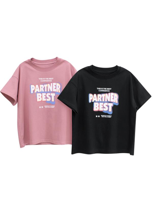 ・カテゴリ: 童Tシャツ・スタイル: カジュアル・主な素材: 綿100%・袖丈: 短袖・柄: 卡通・ネックライン: 圆领・カラー展開: 暗粉,黒色・サイズ展開: 120cm,130cm,140cm,150cm,160cm,170cm