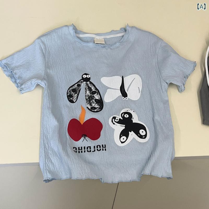 裙子 - 女児 半身裙 子供 夏服 かわいい 綿100% 柔軟素材 純色 プリンセス スカート 基本款 薄手 軽量 伸縮性 通気性 普段使い プリーツ デザイン ブルー グレー 80cm 90cm 100cm 110cm 120cm 130cm 140cm 150