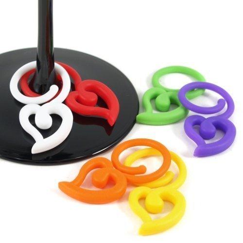 シリコン ステムウェア チャームセット WC-3-H ハート/62-6745-30