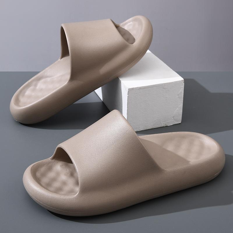 メンズ ビーチサンダル EVA素材 夏用 増高 耐摩耗 防臭 防滑 軽量 透気性 接触冷感 高級感 ブラック グレー ブラウン シンプル ファッション インジェクションモールド ビーチ プール 屋外 歩行 快適