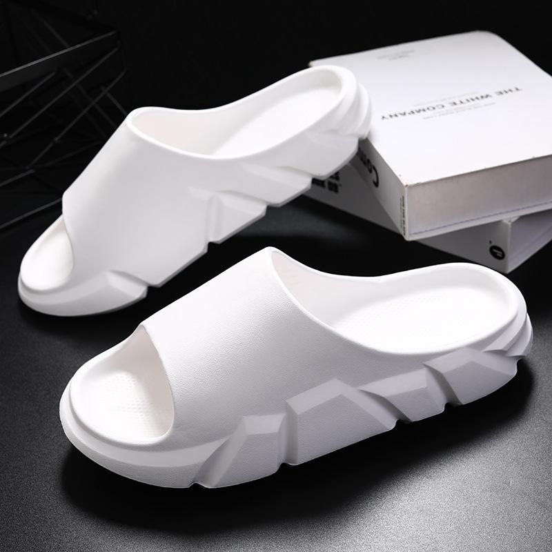 ビーチサンダル 男女兼用 大きいサイズ 厚底 EVA素材 ステップイン 室内外 夏用 ブラック ホワイト グレー カーキ 軽量 クッション性 ビッグシルエット 通勤 普段使い アウトドア 吸湿速乾 伸縮性 八爪魚デザイン 切り替えパターン 注塑加工 野球