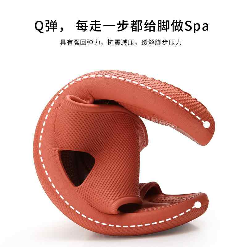 浴室サンダル 男女兼用 按摩 防水 防滑 耐磨 EVA ラバー 厚底 葡萄颗粒 花簇ピンク 牛油果グリーン メープルレッド マスタードイエロー ムーンライトブルー ターコイズグリーン コーヒーブラウン ハイグレードブラック 夏用 室内 浴室 洗い場 クッ