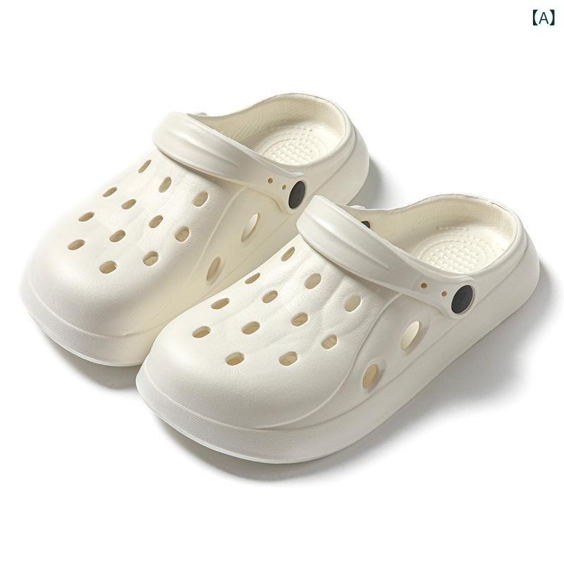 サンダル ユニセックス 洞洞靴 夏用 厚底 クッション メンズ レディース EVA素材 ...