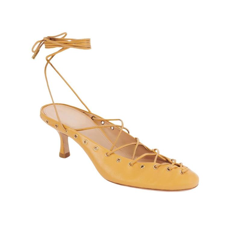 レディース シューズ 春夏 復古 包頭後空 オープンバック バックストラップ クッション ハイヒール ヒール 6-8cm ワイングラスヒール ラウンドトゥ ファッション 軽量 超繊維 素材 ブラック オレンジ ホワイト ベージュ ピンク系 フラット ソー