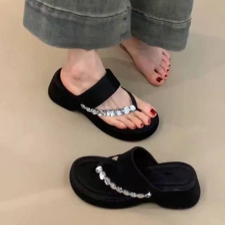 レディース 韓流風 平底 ローマサンダル 夏用 女性 足挟み デザイン 透気性 耐摩耗 超繊維素材 PUソール 人字型 トゥ 低カット 後ろストラップ サイドオープン ブラック シルバー ピンク 5cm 8cm 厚底 軽量 快適 歩きやすい カジュアルシ