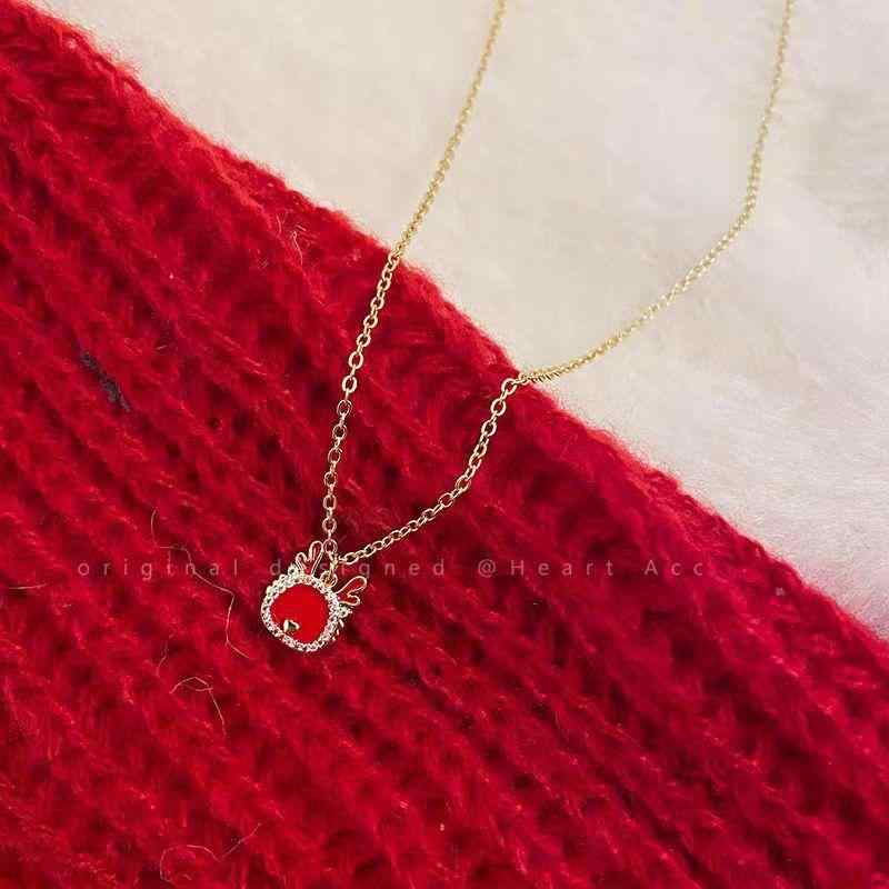 イヤリング 女性用 赤 ドラゴン ジルコニア 刺繍 耳飾り 個性派 デザイン 気質 軽量 合金 人工宝石 ウィンター チャーム シック スタッド アクセサリー 華やか ファッション ジュエリー