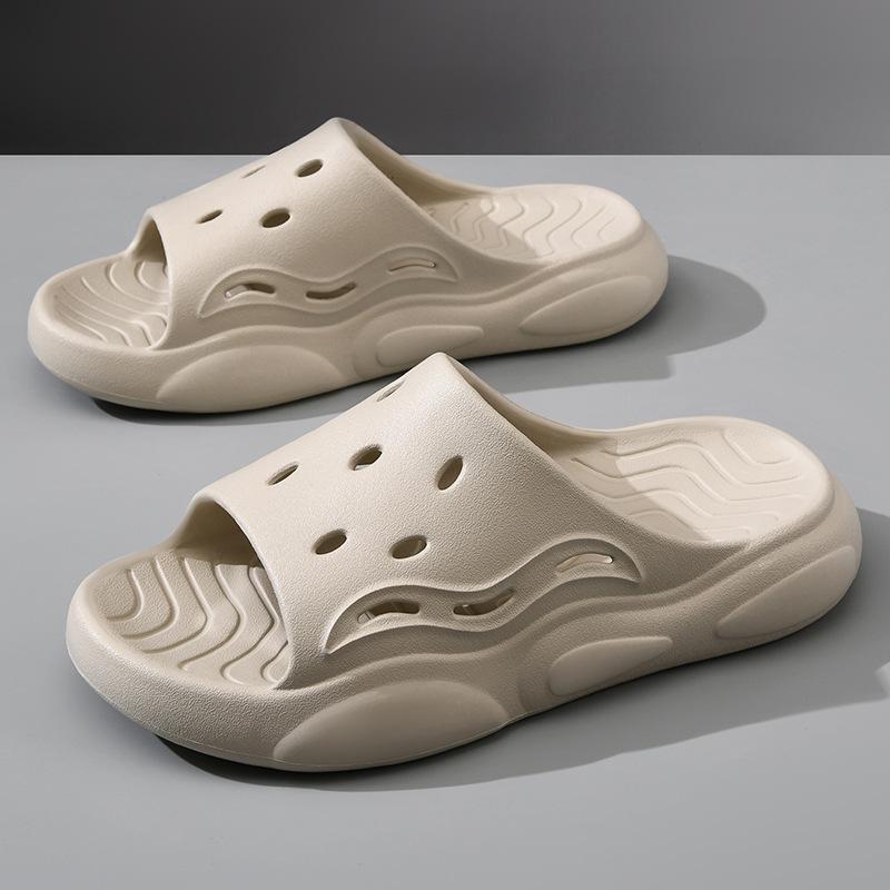 メンズ 一字サンダル 厚底 防滑 EVA素材 軽量 伸縮性 吸湿速乾 秋冬 ブラック グレー ベージュ 男性用 青年向け 外履き 外出用 アウトドア 普段使い カジュアル スポーツ ビーチ 足入れ式 快適 耐久性