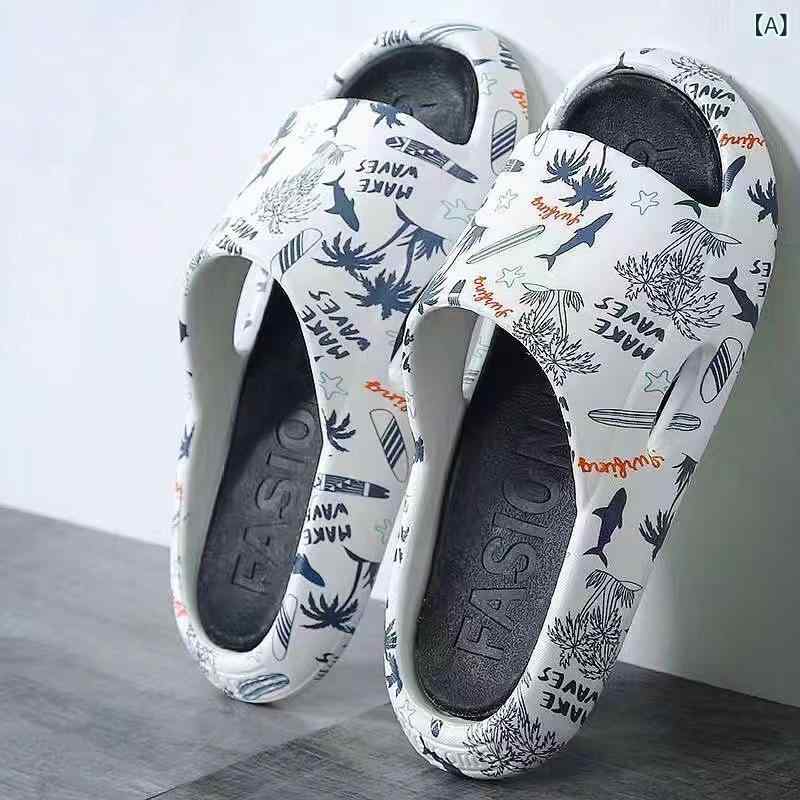 サンダル メンズ レディース 夏 春夏 ビーチサンダル 室内履き 浴室用 柔らかい底 防滑 軽量 PVC素材 黒 橙色 椰子柄 暴力熊柄 宇宙人柄 ビッグシルエット 伸縮性 通勤用 普段使い アウトドア 接触冷感 吸湿速乾 青春潮流 注塑加工 セットオン