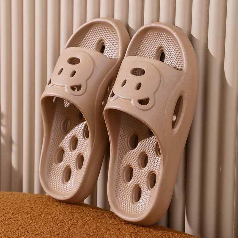 サンダル 男女兼用 EVA素材 室内用 浴室用 防水 防滑 透気性 速乾 切り替えデザイン ブラック アイボリー カフェオレ ピンク ブルー 通年 室内履き 軽量 快適 クッション性 フラット メンズ レディース カップル ホームシューズ ルームシューズ