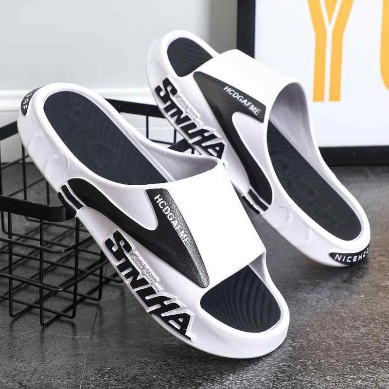 一字サンダル メンズ レディース 春夏 屋内 屋外 浴室 ビーチ 防滑 PVC素材 厚底 軽量 注塑加工 接触冷感 吸湿速乾 伸縮性 韓国風 潮流 普段使い 外出 耐久 青年向け ベージュ グレー ブラック ホワイト オレンジ ブルー グリーン