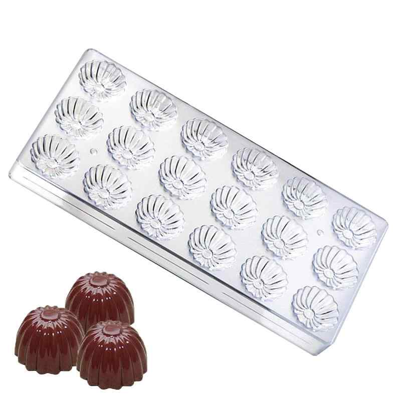 EsiFare チョコレート型 チョコ ゼリー ムースケーキ モールド 半球 3D ひなぎくタイプ ケーキモールド DIY 18連 /24連 バレンタイン 誕生日 ベーキング型 家庭用 業務用 チョコレートモールド
