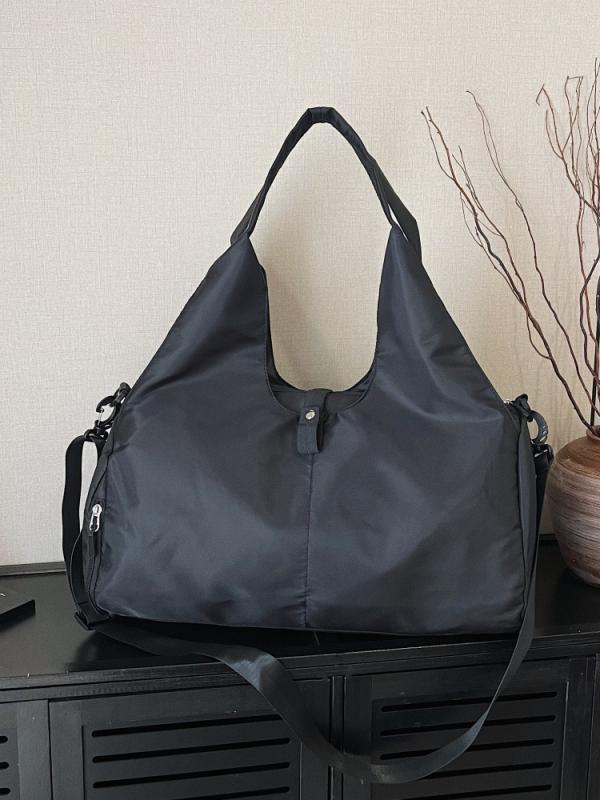 Boston Bags - 旅行 バッグ フィットネス 鞄 ファッション 大容量 ヨガ バッグ 短距離旅行 スポーツ 出張 荷物 袋 メッシュ 通気性 拡張 収納 ナイロン 素材 ポリエステル 裏地 無地 シンプル 都市スタイル ステッチ 詳細 ブラック ピンク ブルー グレー グ