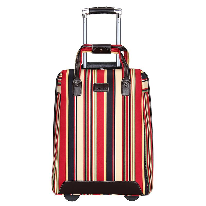 Rakuten - 旅行 キャリーバッグ スーツケース 66cm 牛津布 親子セット 手提 機内持ち込み 行李箱 防水 防盗 防刮擦 硬質 万向輪 純色 紫色 黒色 青色 赤色 茶色 橘色 ストライプ 20インチ 17インチ 20-35L 容量 拉链開閉 電腦収納 カメラ収