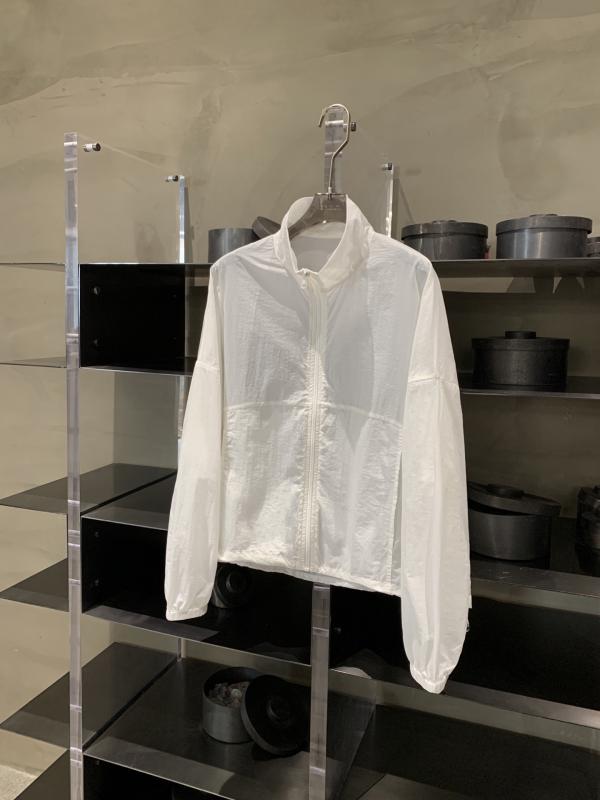 レディース 登山 アウトドア 防晒 軽薄 透気 長袖 立領 ジッパー トップス 外套 ジャケット ブラック ライトイエロー ホワイト ピンク 切り替え ワイドシルエット 吸湿速乾 伸縮性 長袖 普通丈 薄手 綿 ナイロン 混紡 春夏 ウィンター 通勤 普