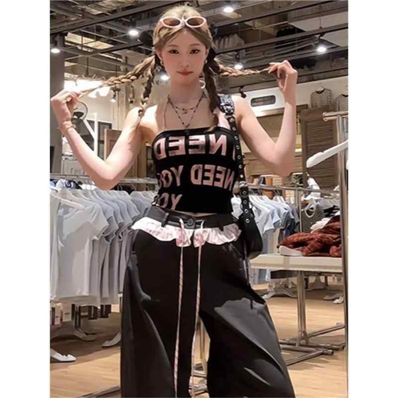 ビキニトップス レディース 夏用 黒 接触冷感 ポリエステル 短袖 ラウンドネック Aライン プリント柄 切り替えデザイン クロップド丈 ストラップレス ビーチウェア スイムウェア プールサイド 吸湿速乾 軽量素材 かわいいスタイル ユースフル セーター