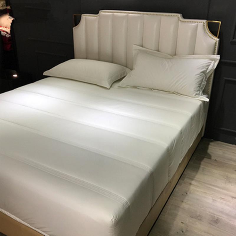 Bed Sheets - ベッドパッド 純棉 100支高密度 防滑 加厚 保護カバー 床単 ベッドシーツ 純色 現代簡約 活性印染 水洗 斜紋 綿素材 1.5m対応 ホワイト グレー 接触冷感 吸湿速乾 軽量 伸縮性 高級感 寝室用 通年
