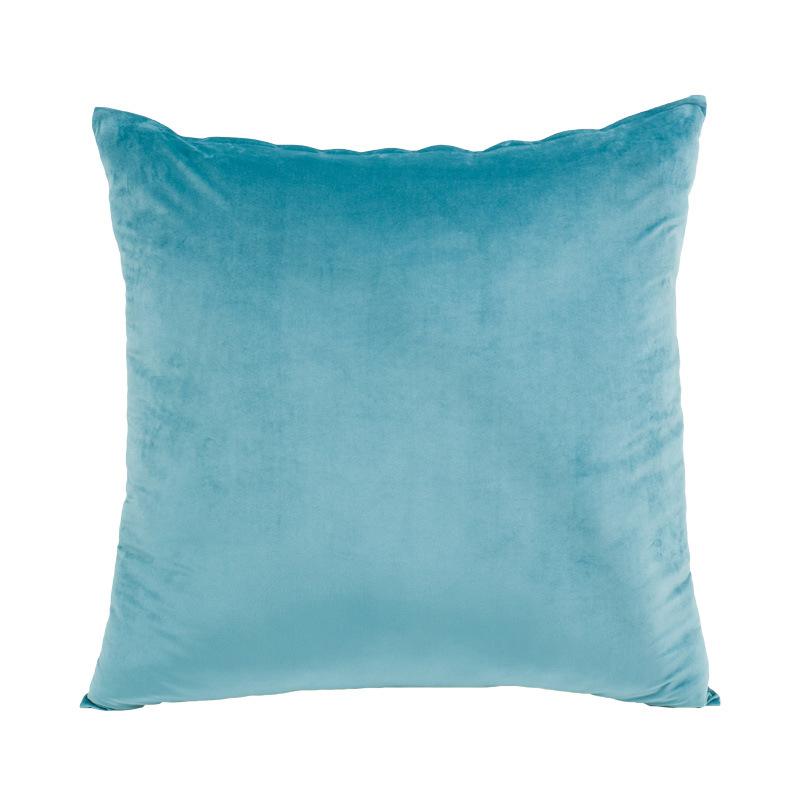 抱枕 クッション ソファ背もたれ ベッドヘッド 毛绒 ビロード素材 正方形 45cm 50cm 55cm 60cm 65cm 70cm 80cm 大型 モダン シンプル 湖ブルー 金イエロー ブラウンピープル イエロー スイカレッド コーヒーブラウン シ